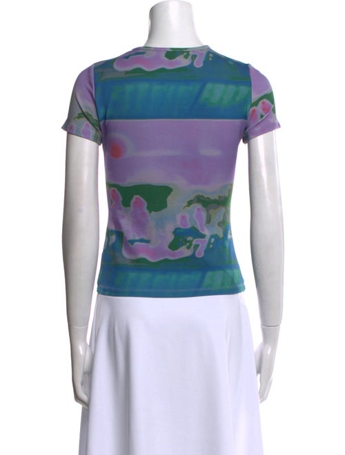 Miaou Printed Crew Neck T-Shirt