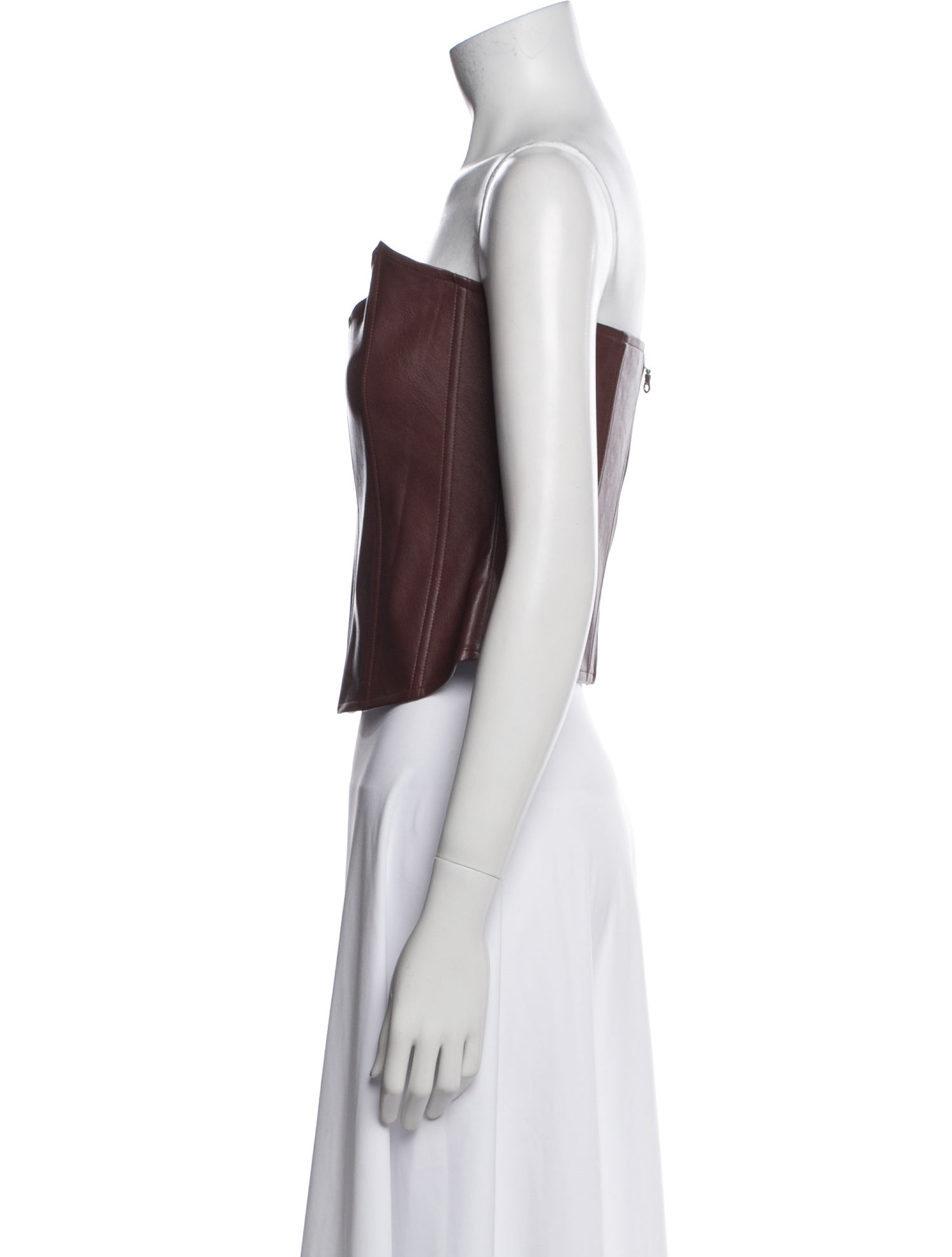 Miaou Strapless Crop Top