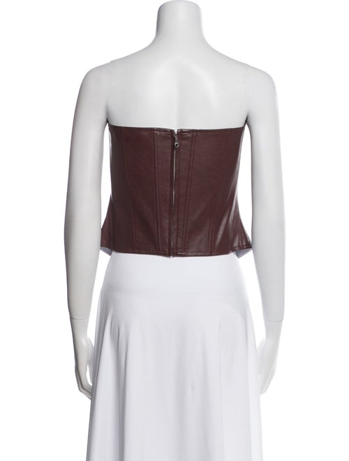 Miaou Strapless Crop Top