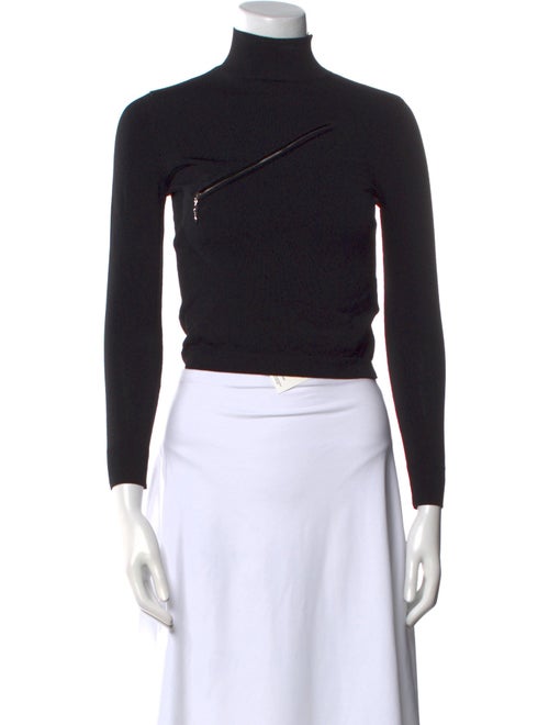 Miaou Turtleneck Long Sleeve Crop Top