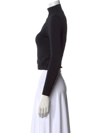 Miaou Turtleneck Long Sleeve Crop Top
