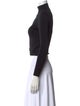 Miaou Turtleneck Long Sleeve Crop Top
