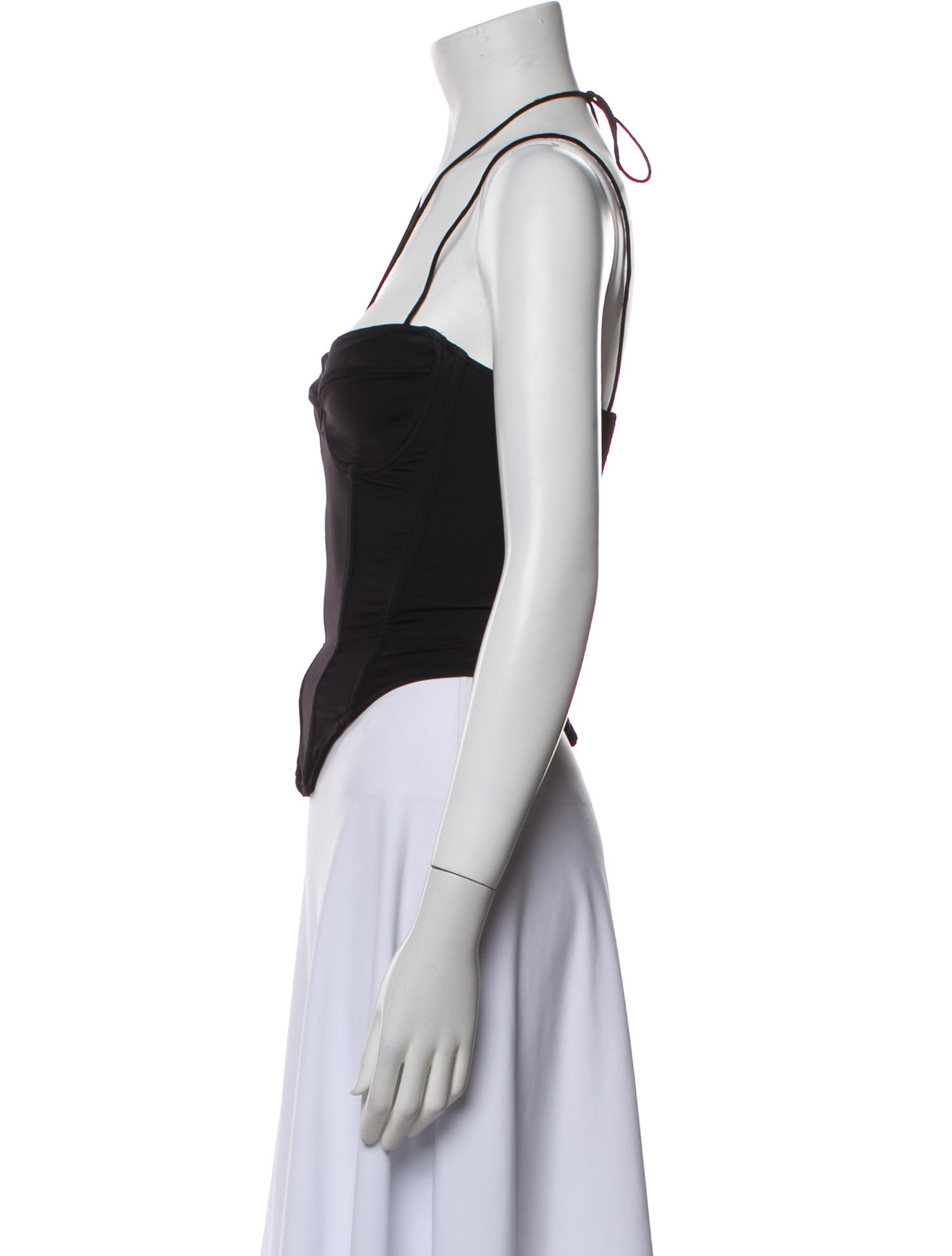 Miaou V-Neck Sleeveless Crop Top