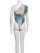 Miaou Printed One-Shoulder Bodysuit