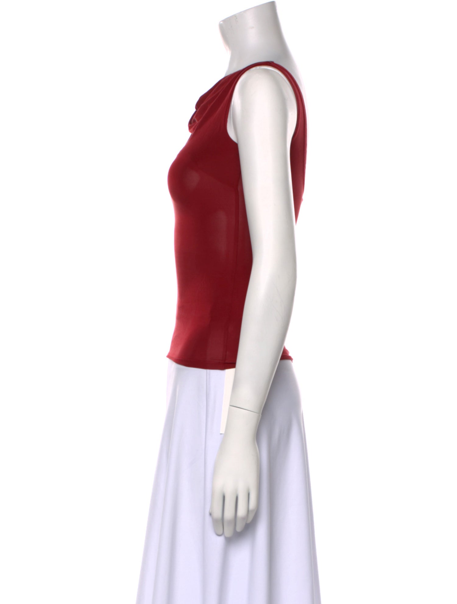 Miaou Cowl Neck Sleeveless Top