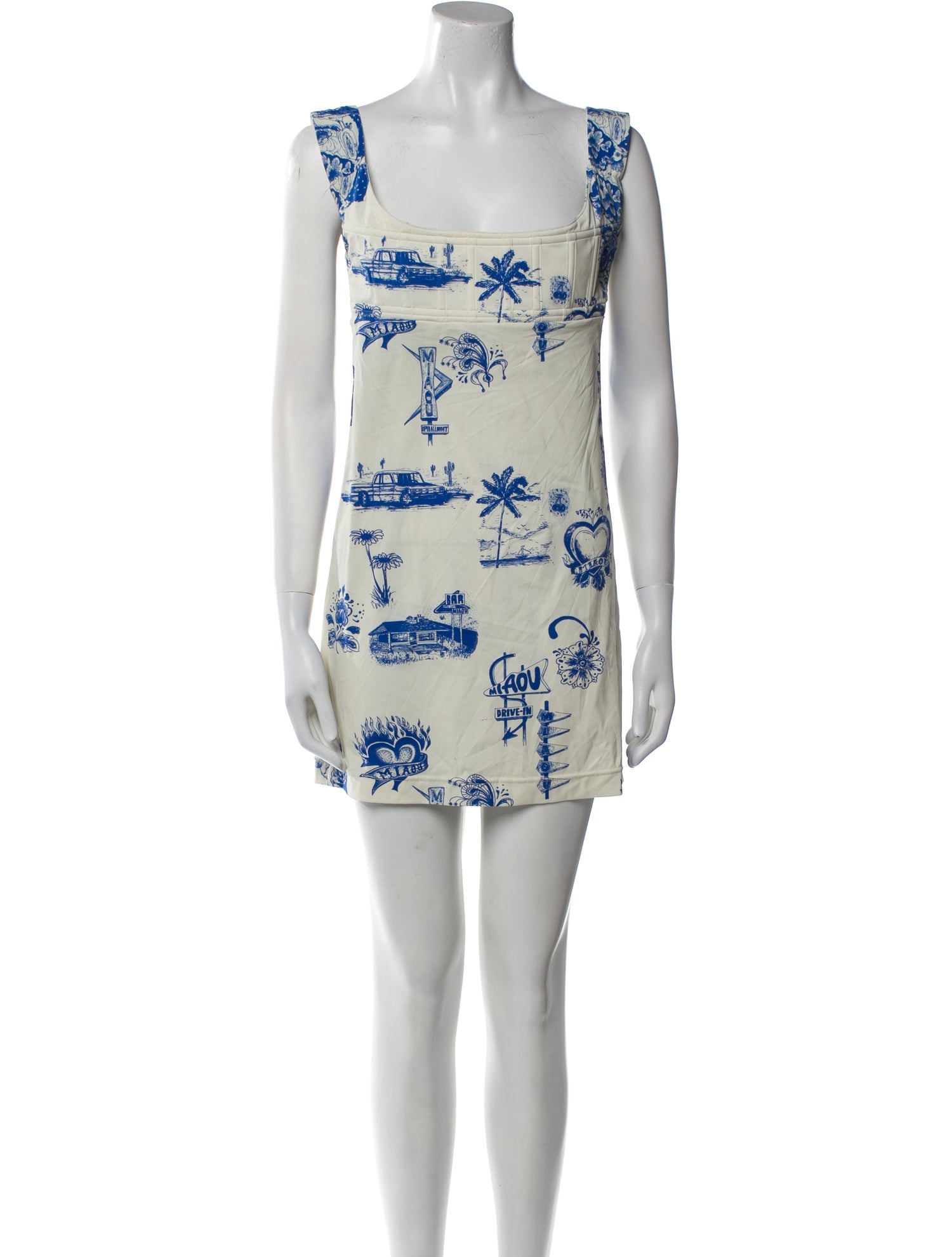 Miaou Printed Mini Dress