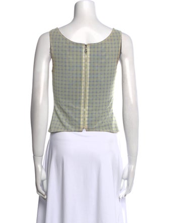 Miaou Printed Cowl Neck Crop Top