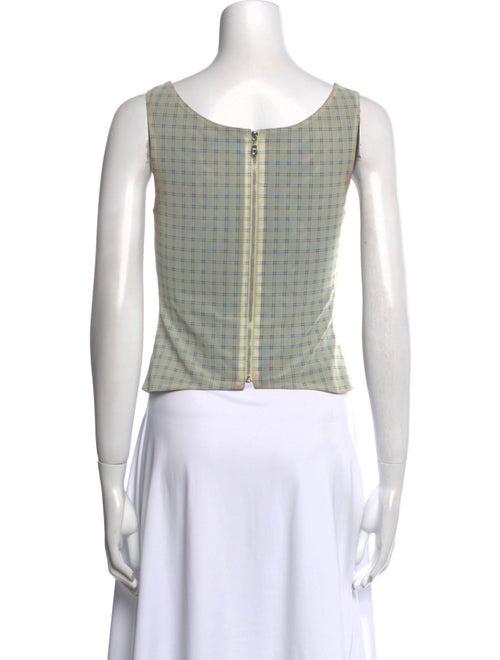 Miaou Printed Cowl Neck Crop Top