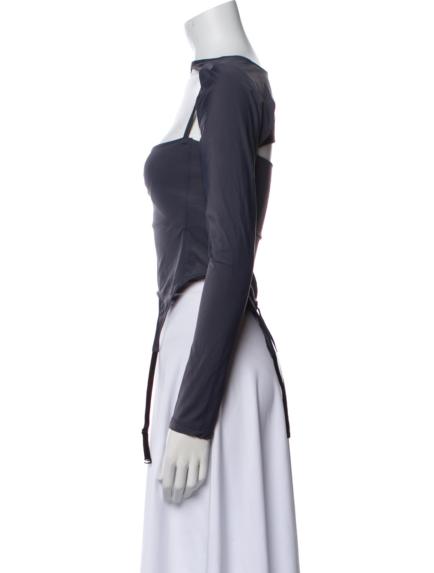 Miaou Nylon Square Neckline Bodysuit