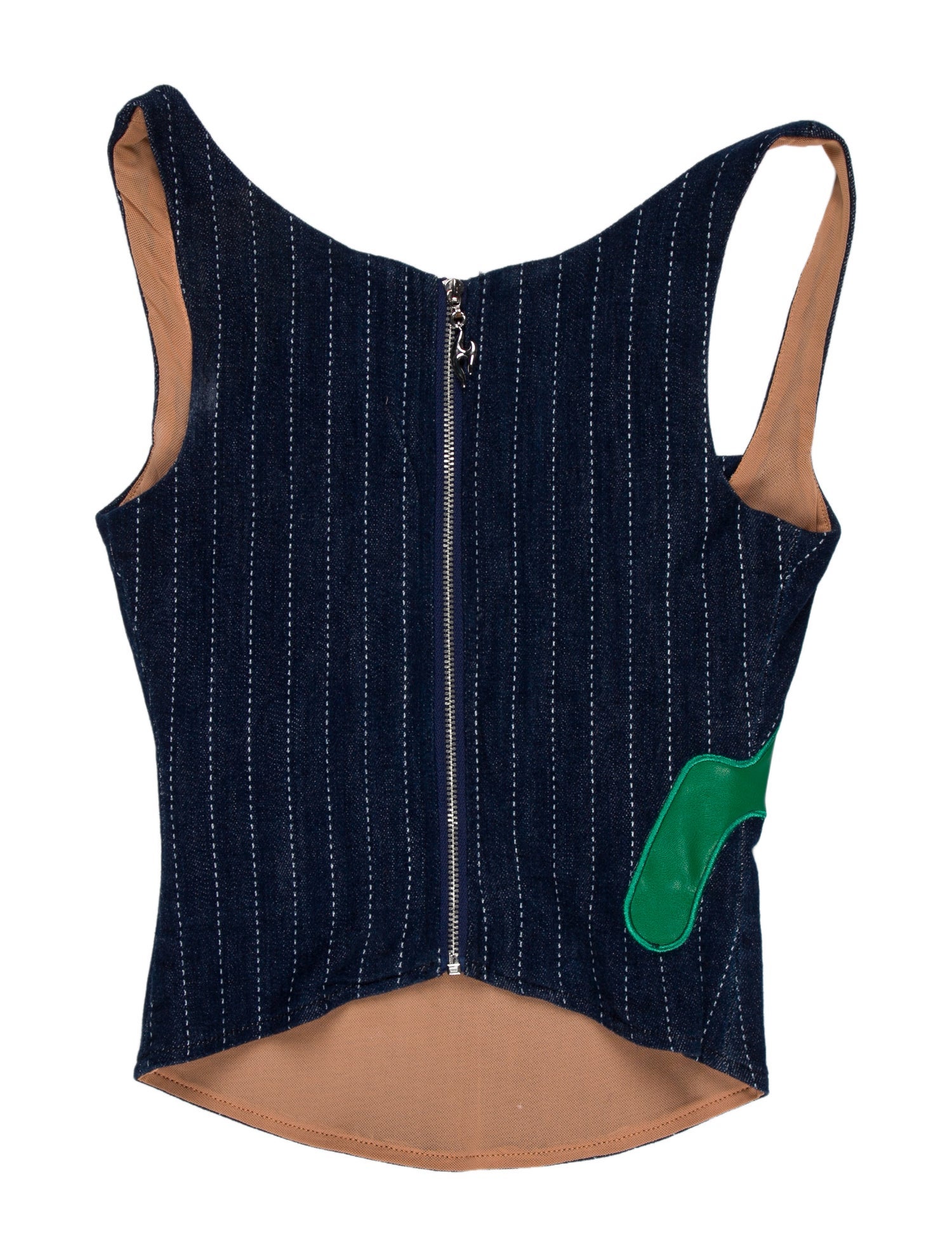 Miaou Polka Dot Print Square Neckline Top