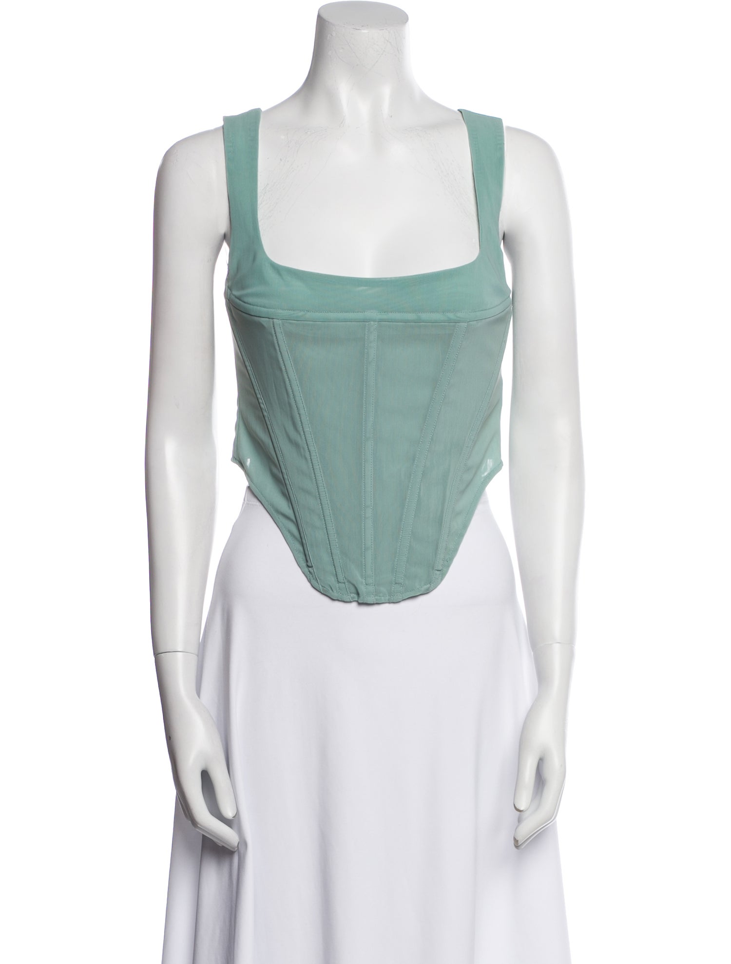 Miaou Square Neckline Sleeveless Crop Top w/ Tags