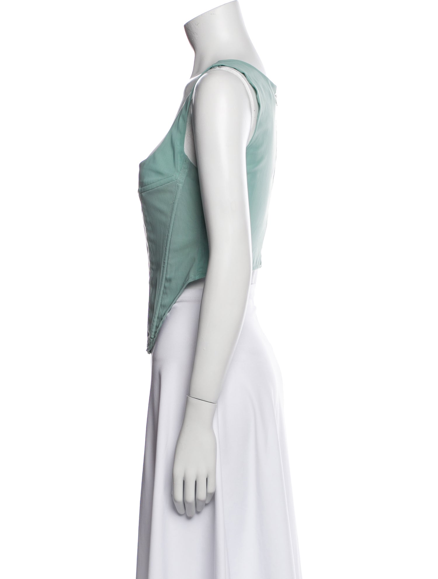 Miaou Square Neckline Sleeveless Crop Top w/ Tags