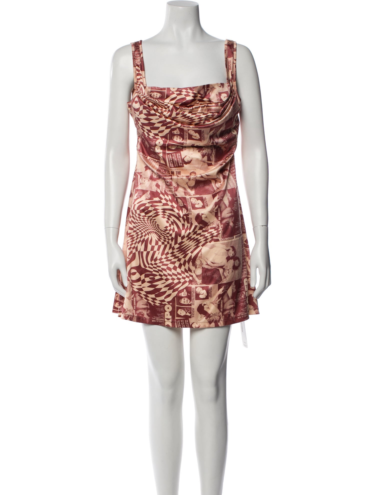 Miaou Printed Mini Dress