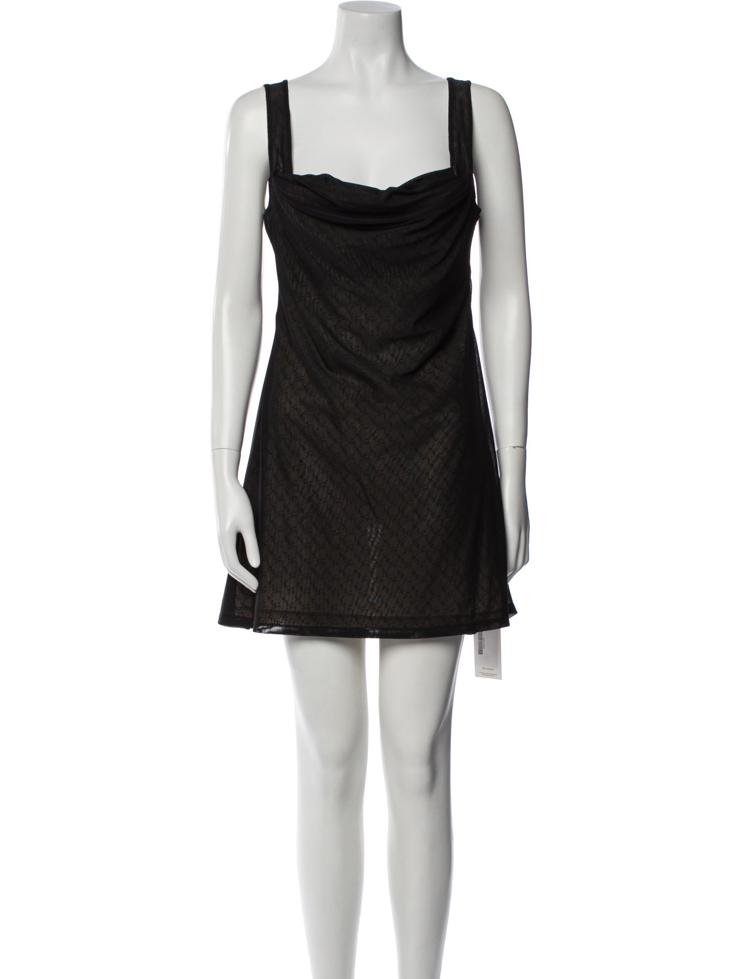 Miaou Cowl Neck Mini Dress