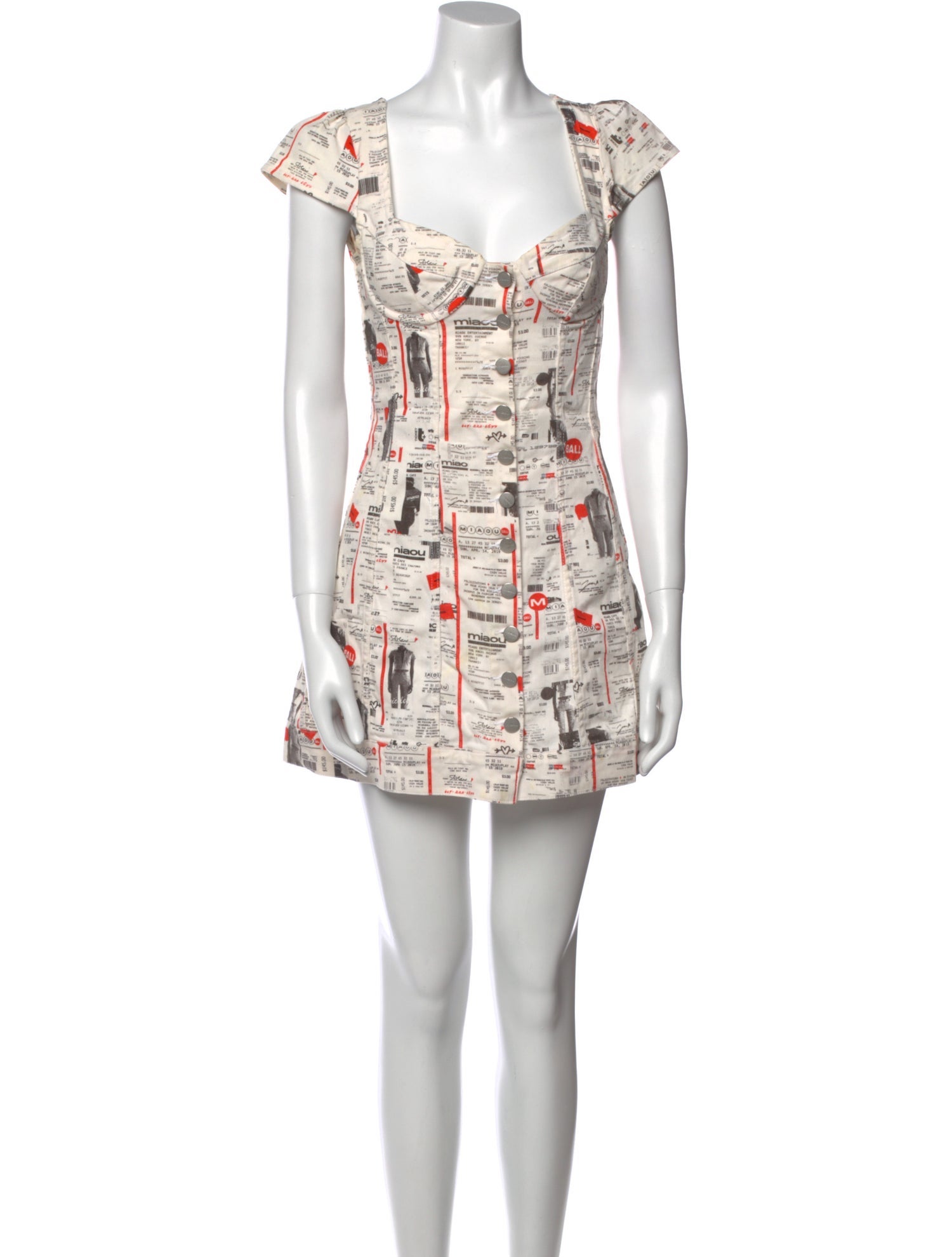 Miaou Printed Mini Dress