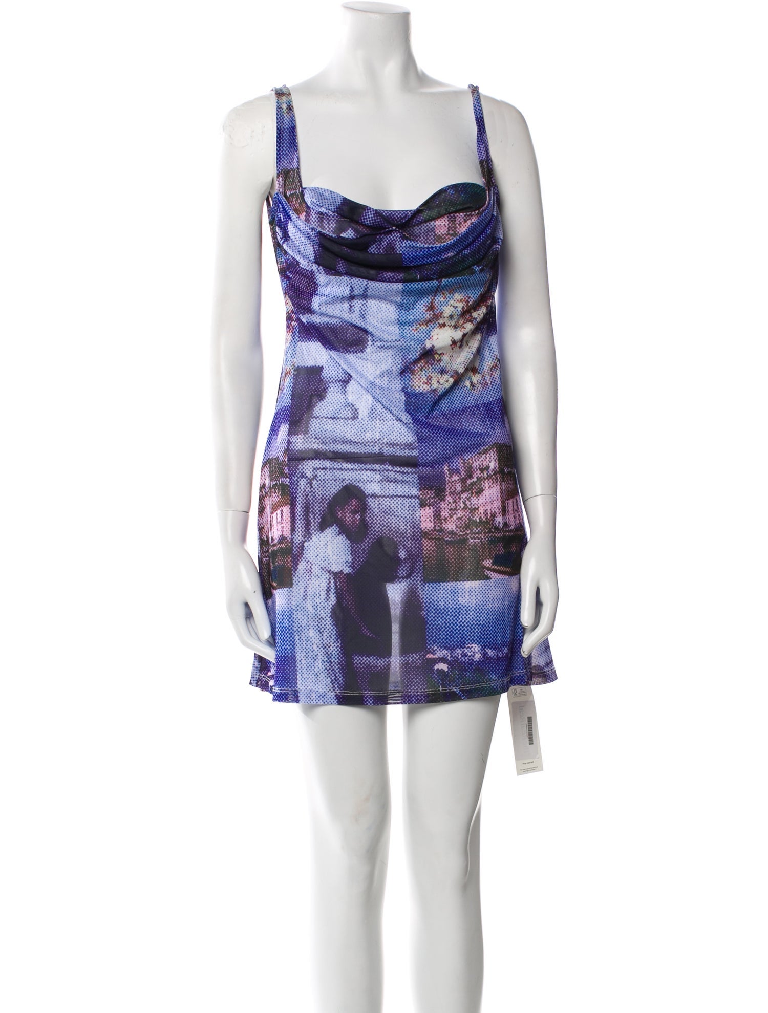 Miaou Printed Mini Dress w/ Tags