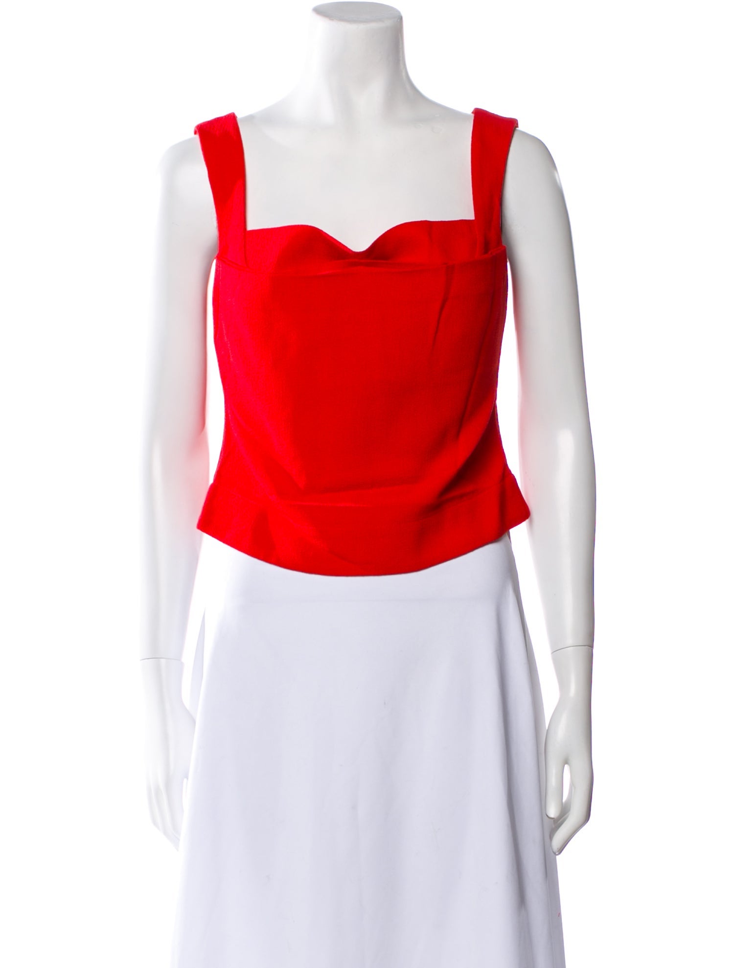 Miaou Square Neckline Sleeveless Crop Top w/ Tags
