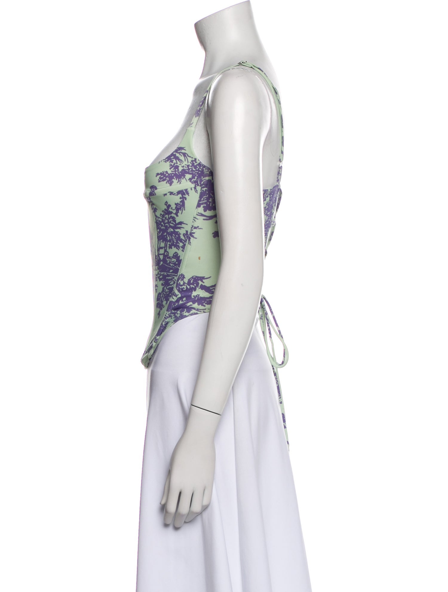 Miaou Nylon Printed Top