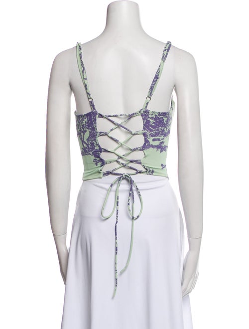 Miaou Nylon Printed Top