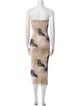 Miaou Graphic Print Midi Length Dress