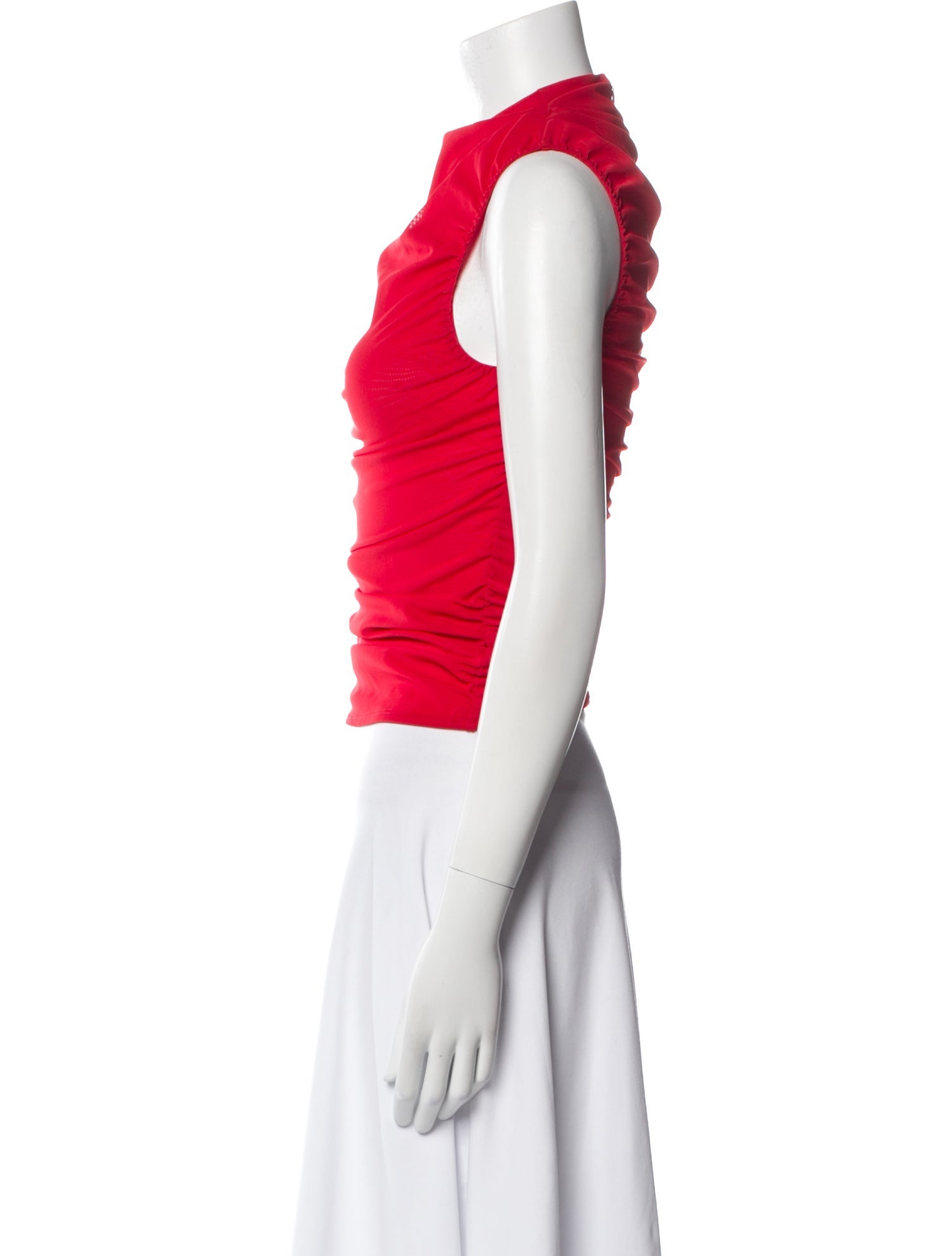 Miaou Crew Neck Sleeveless Crop Top