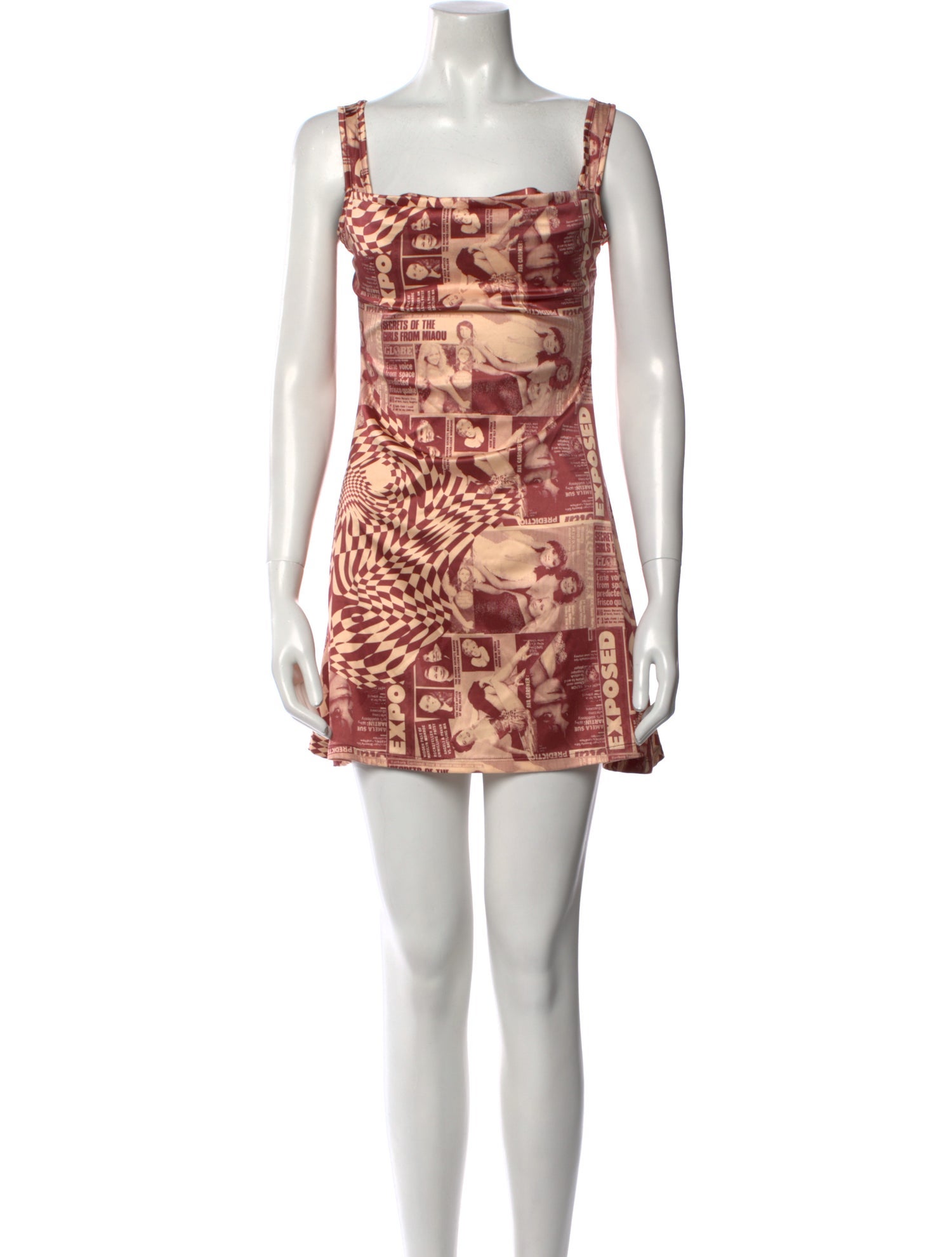 Miaou Printed Mini Dress