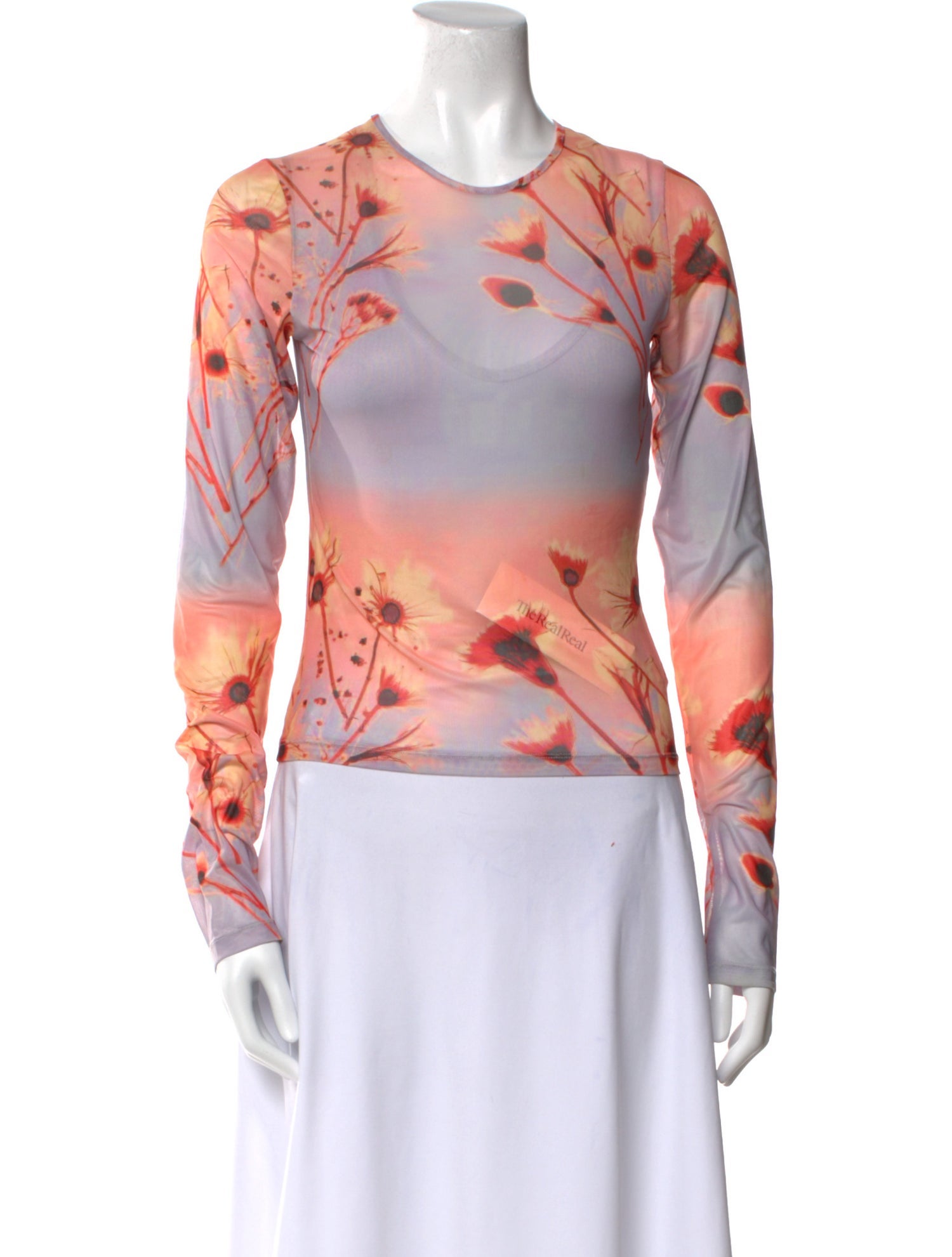 Miaou Printed Crew Neck Sweatshirt