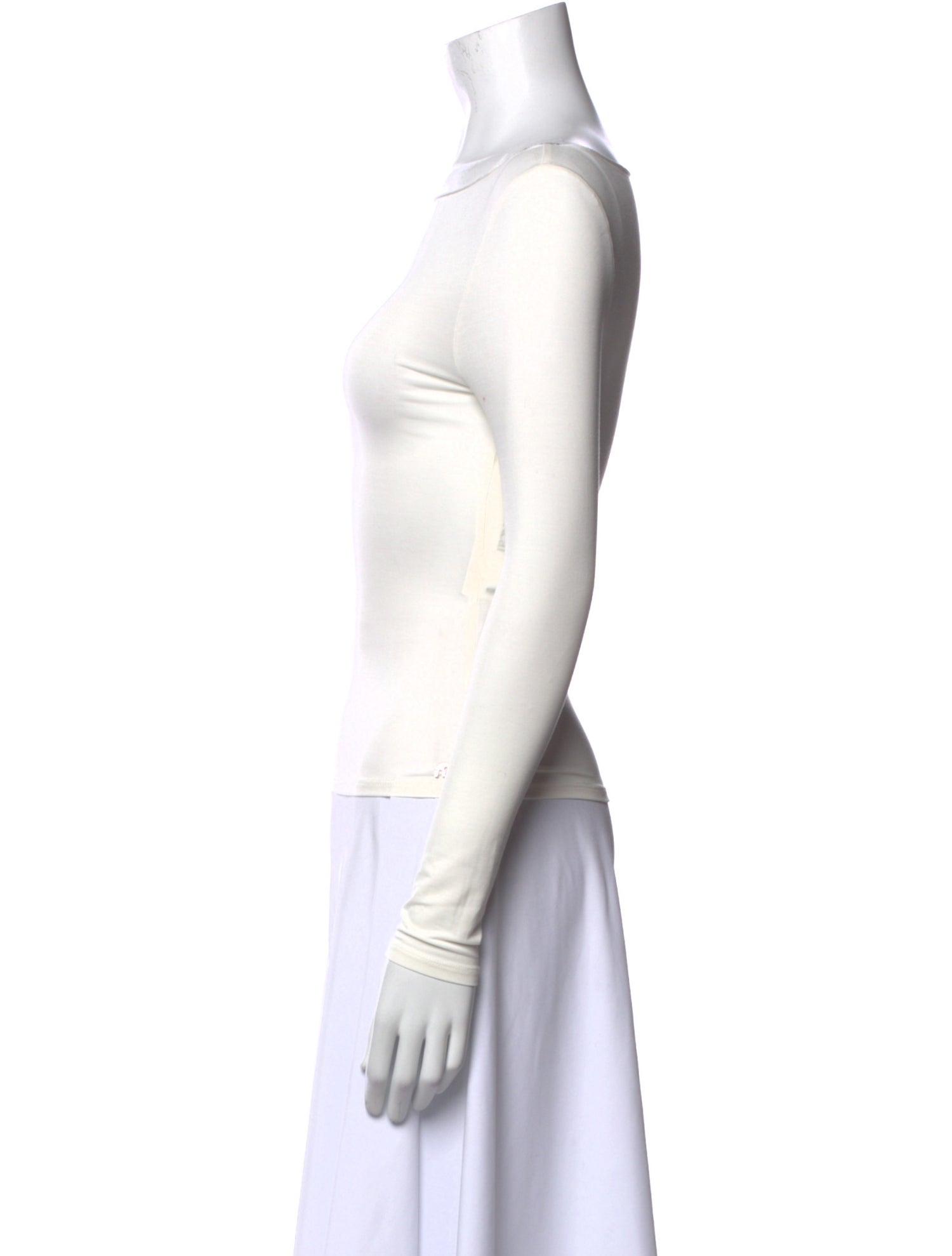 Miaou Bateau Neckline Long Sleeve Top