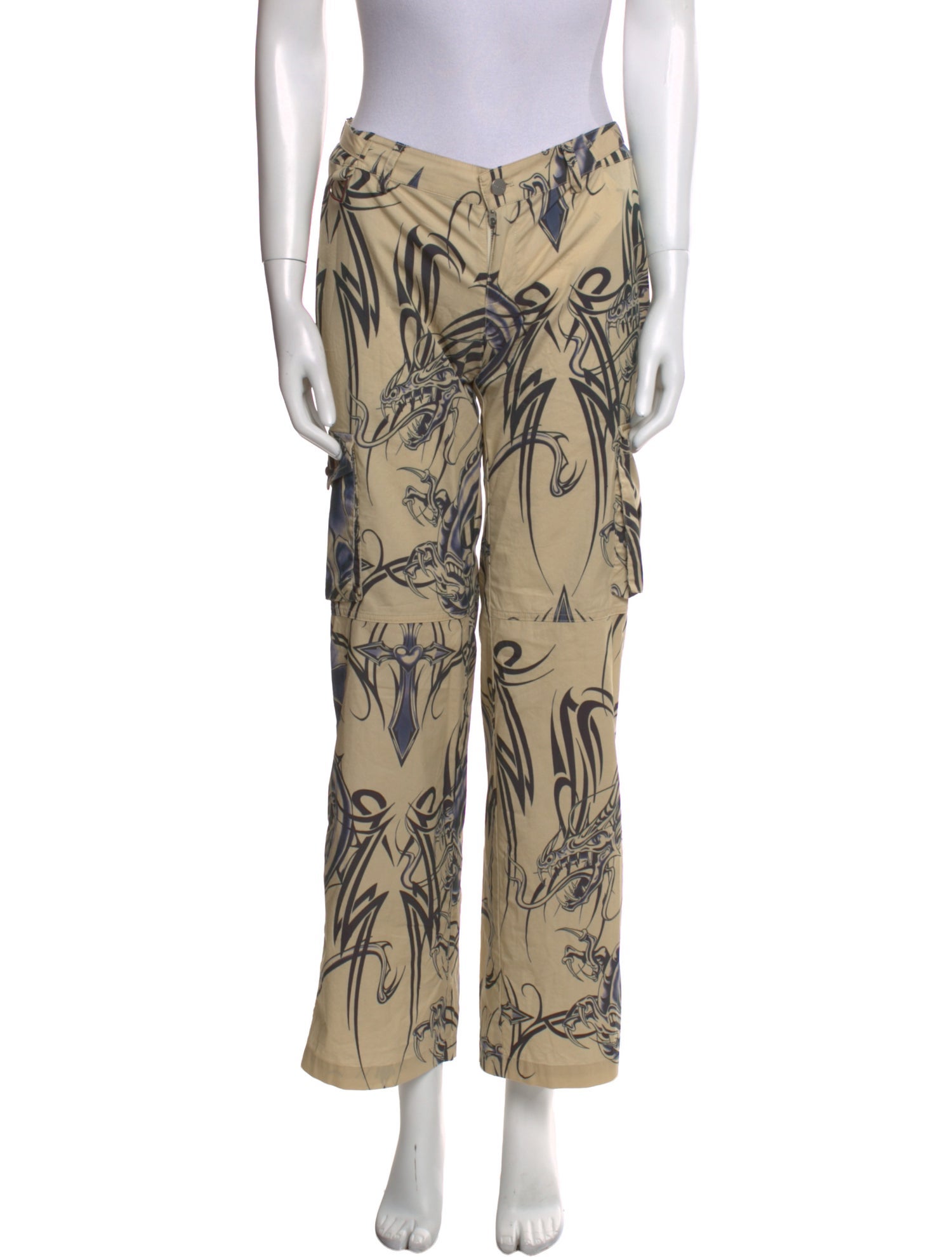 Miaou Printed Wide Leg Pants