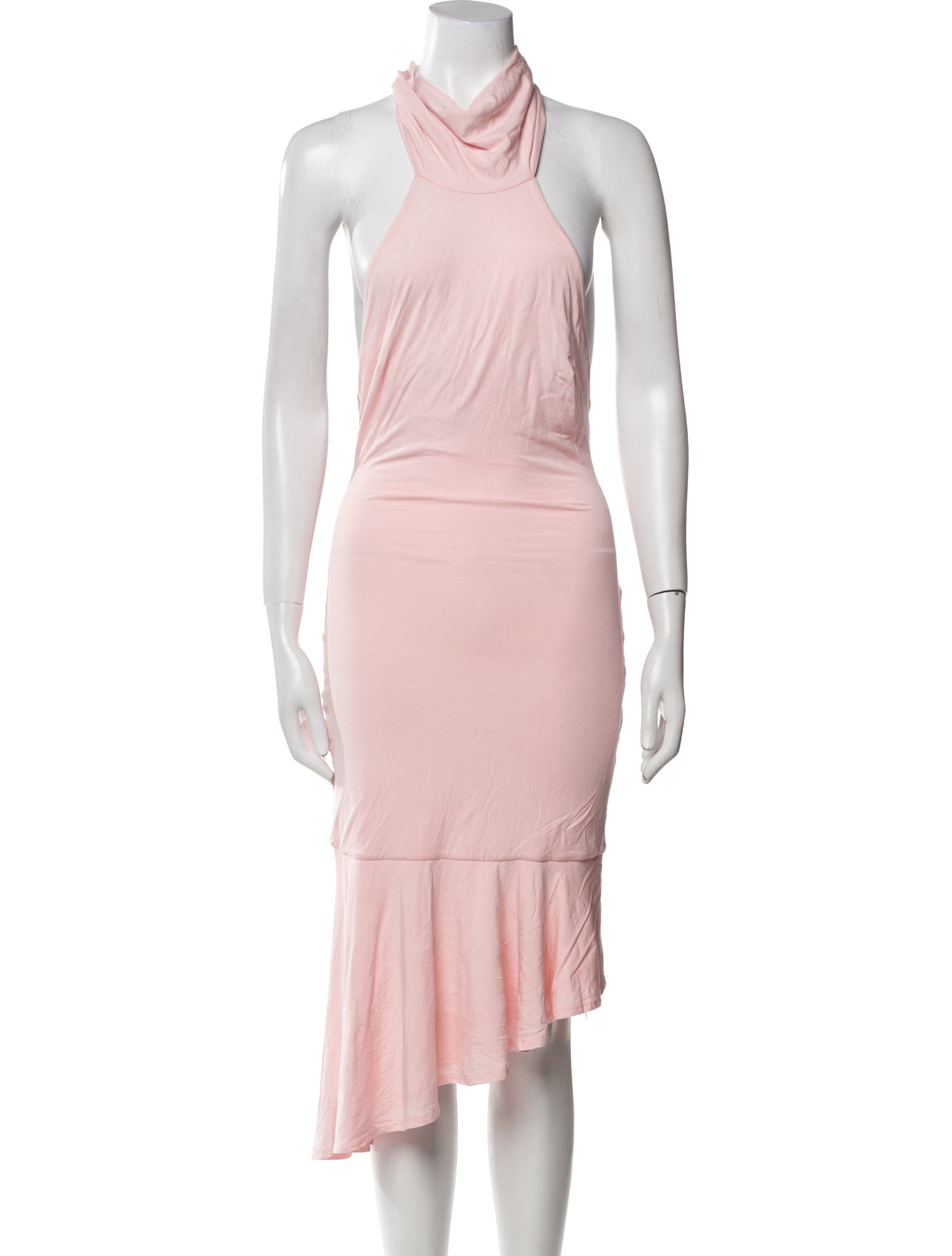 Miaou Cowl Neck Knee-Length Dress