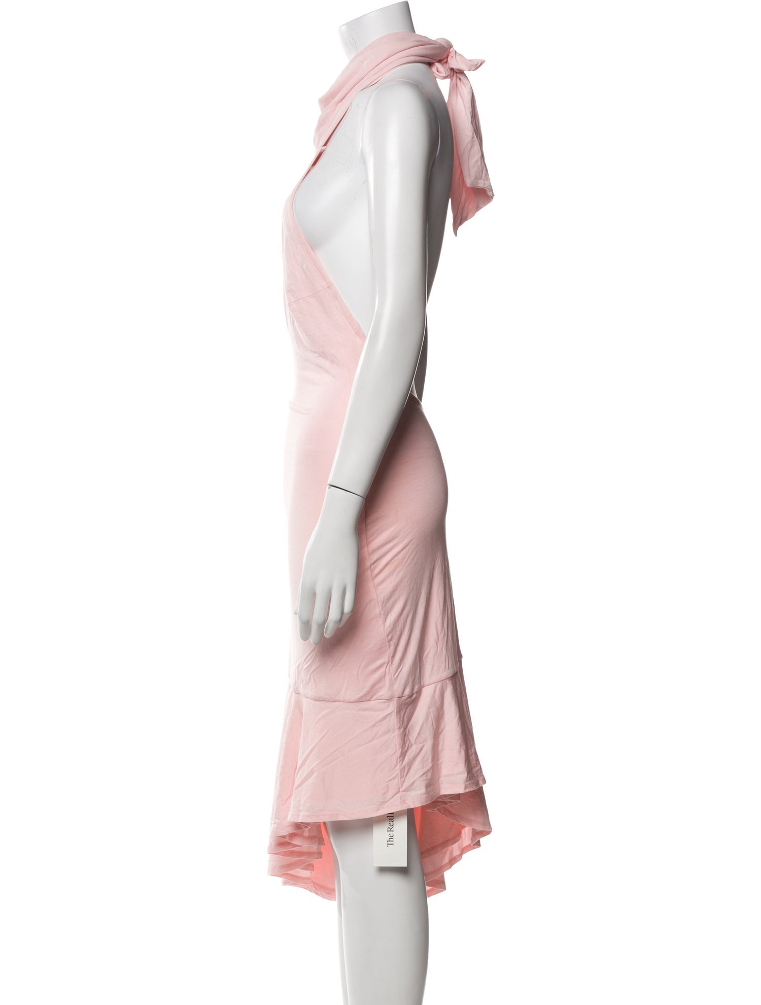 Miaou Cowl Neck Knee-Length Dress