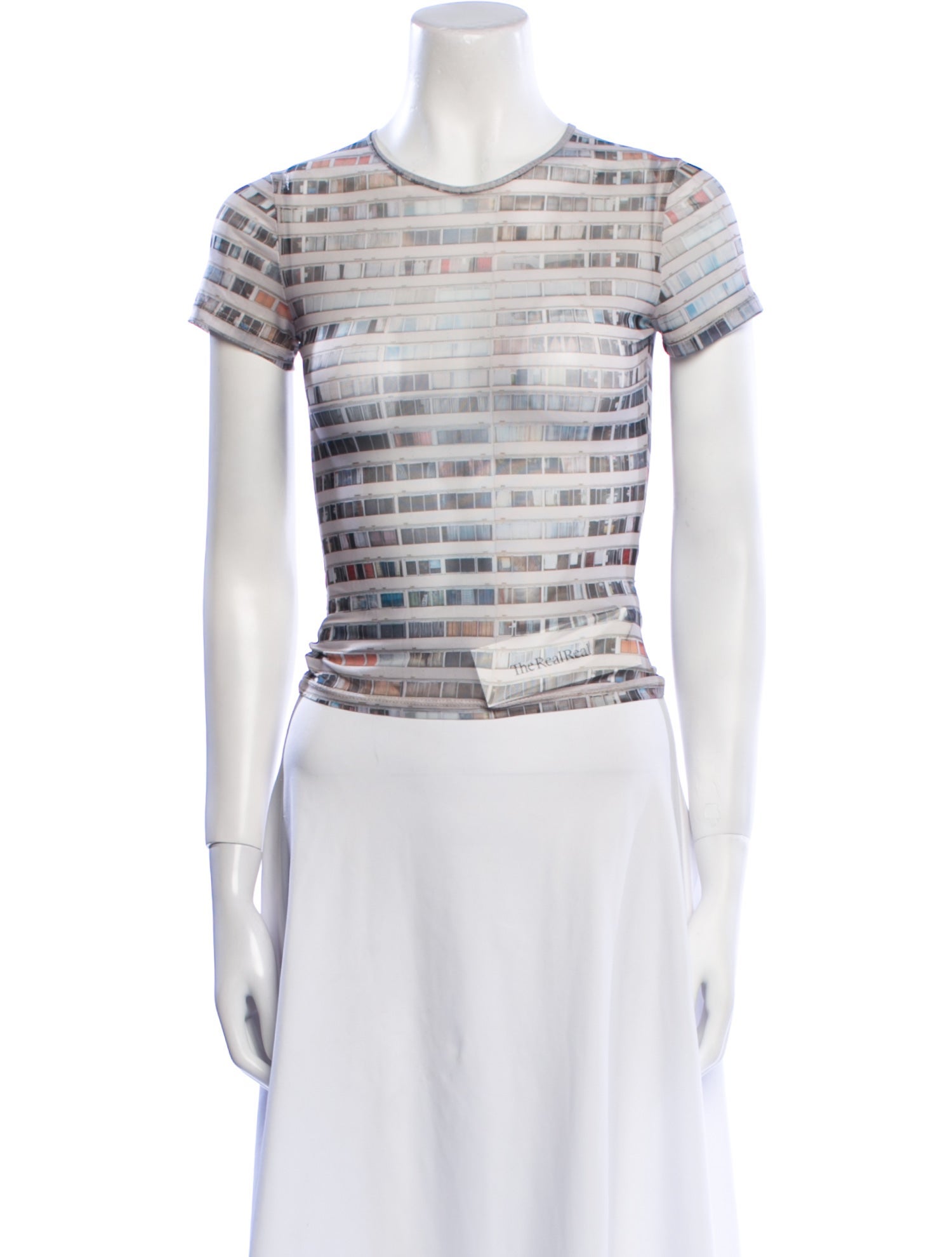 Miaou Printed Crew Neck T-Shirt