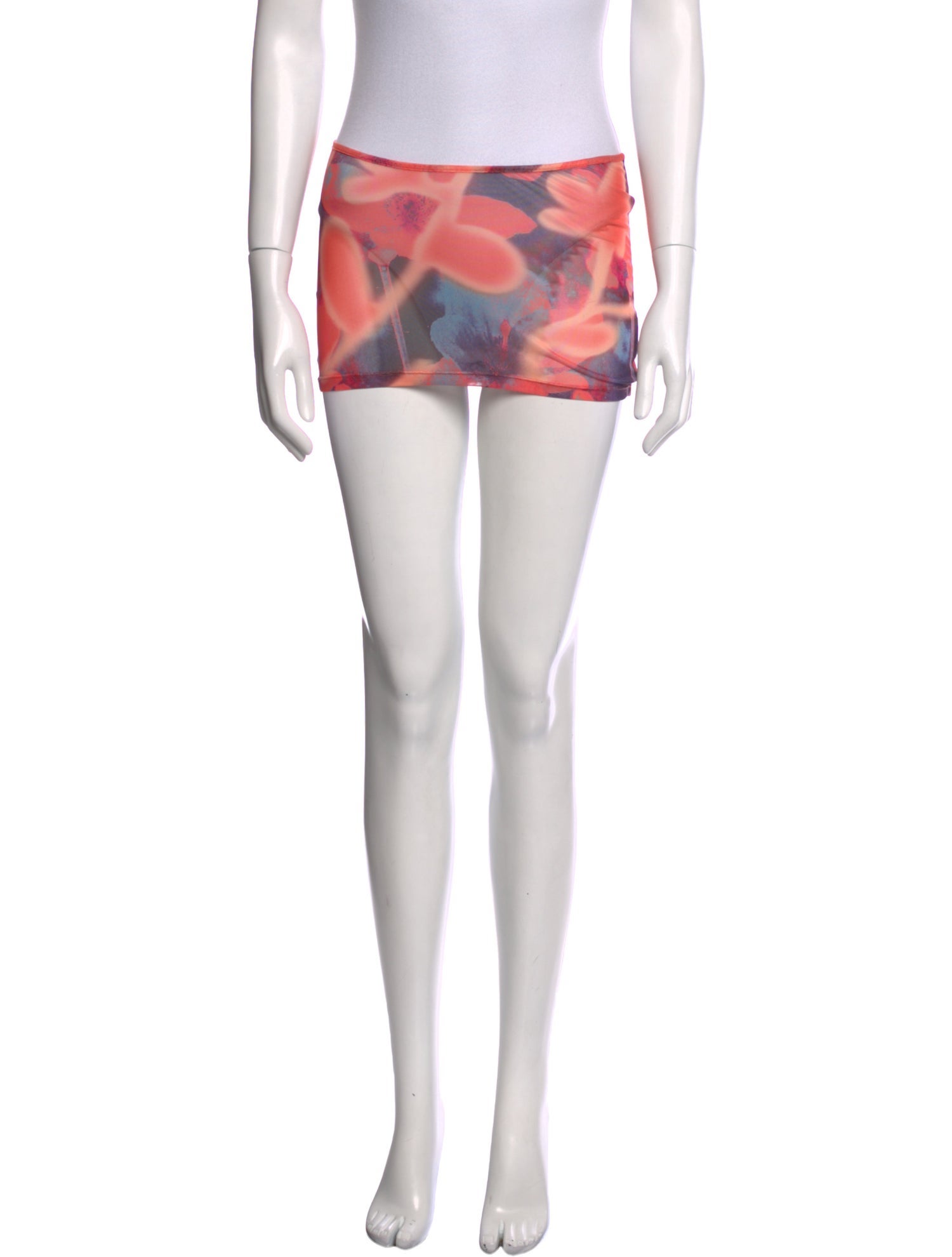Miaou Tie-Dye Print Mini Skirt