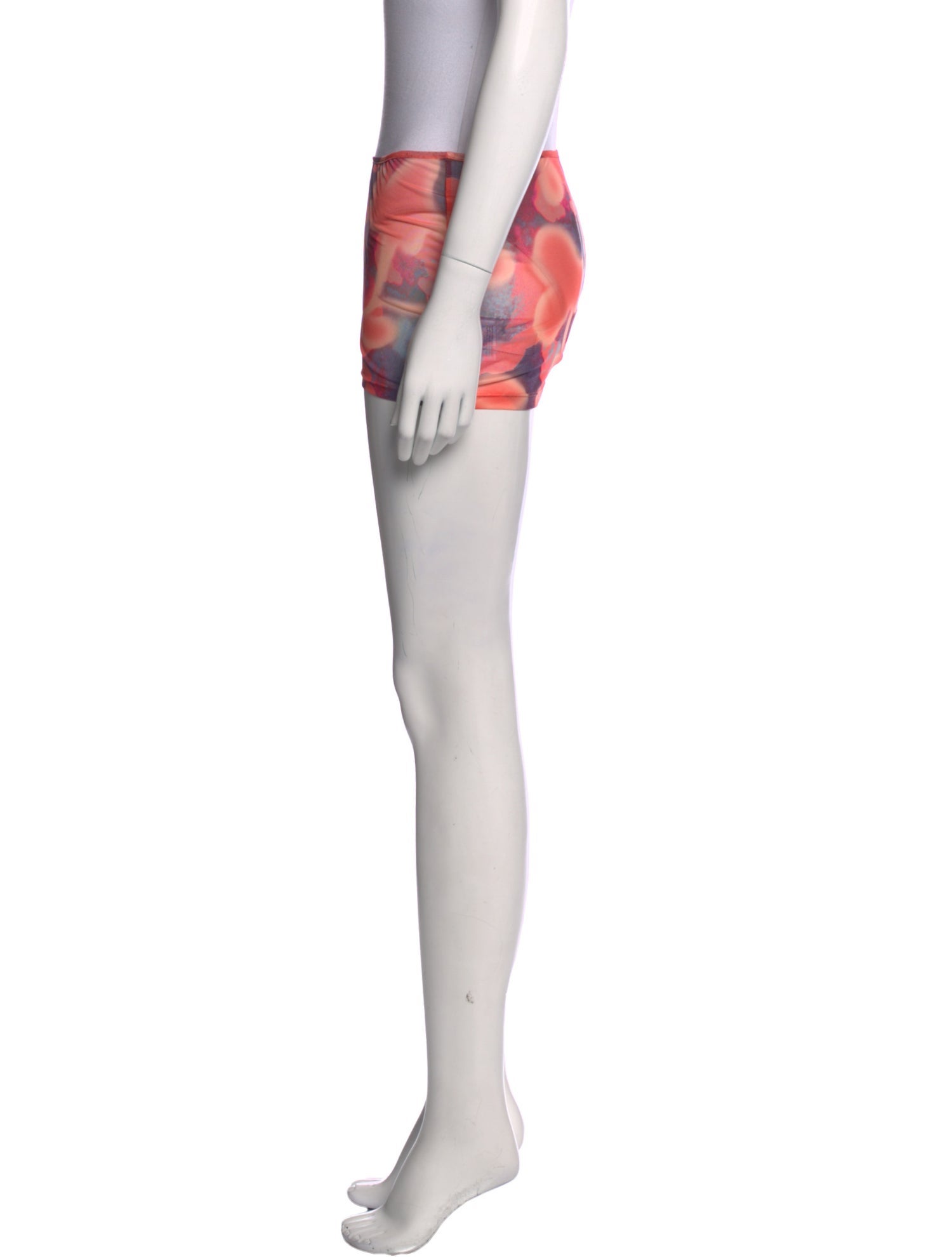 Miaou Tie-Dye Print Mini Skirt