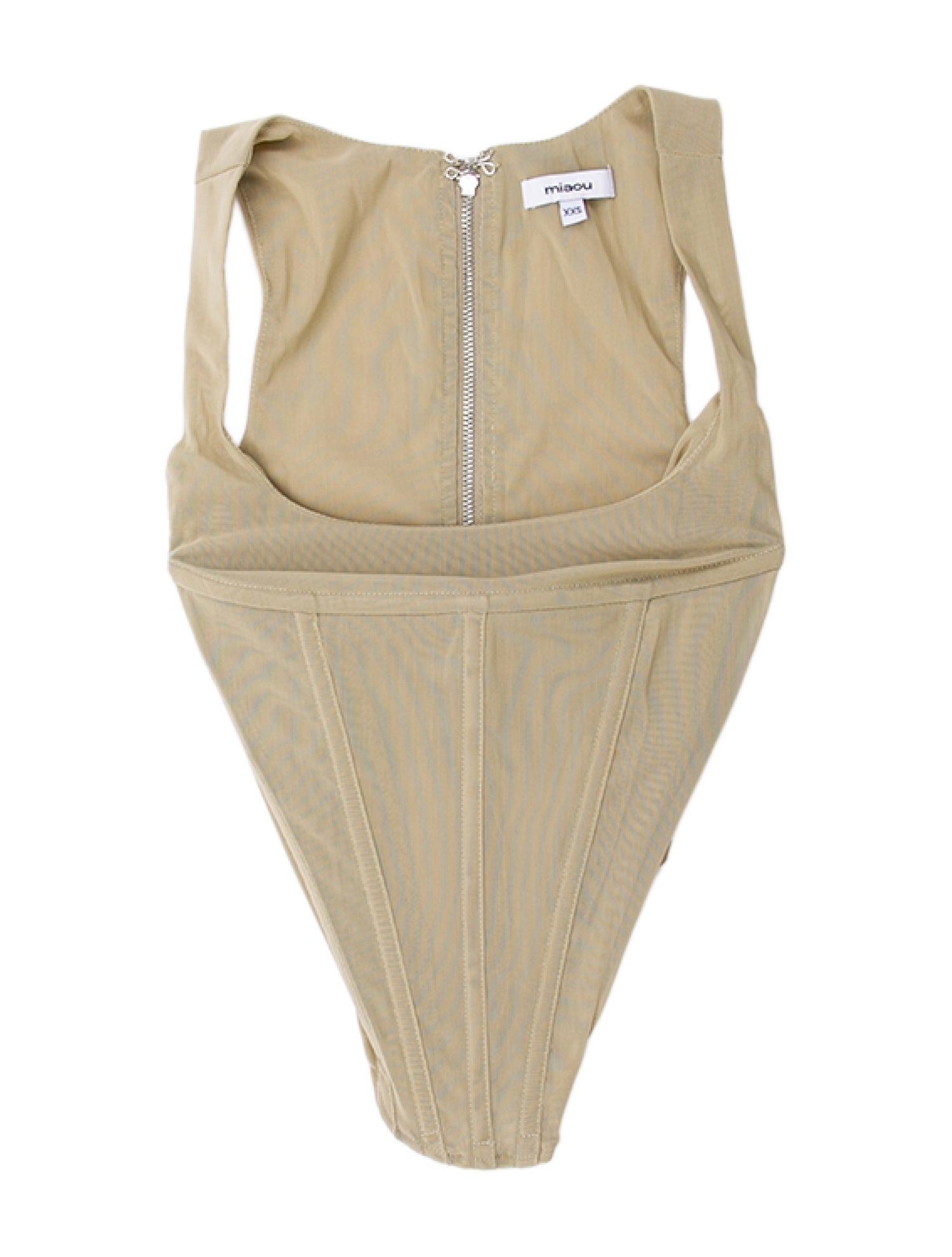 Miaou Nylon Square Neckline Bodysuit