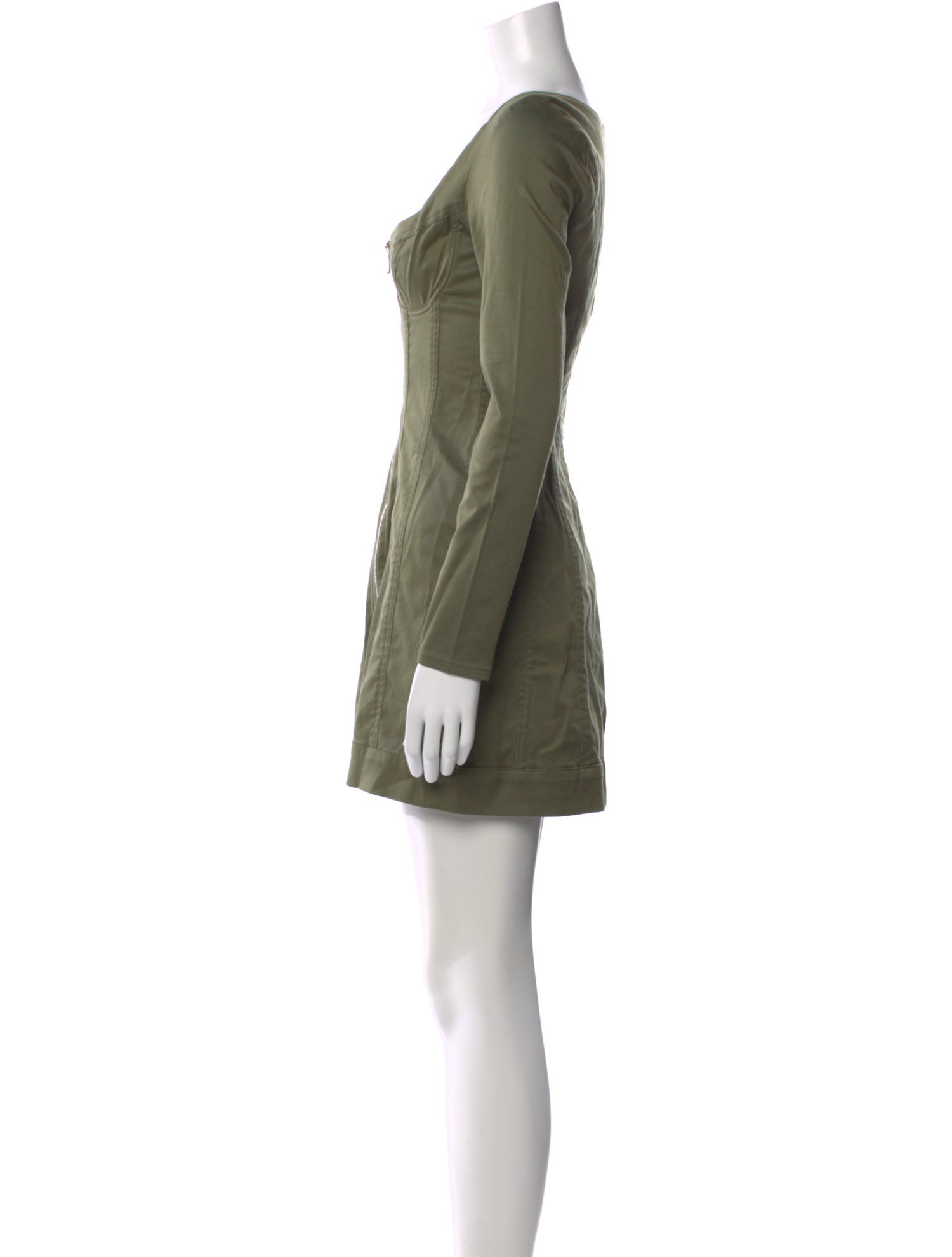 green emerald velvet dress Miaou main image 0