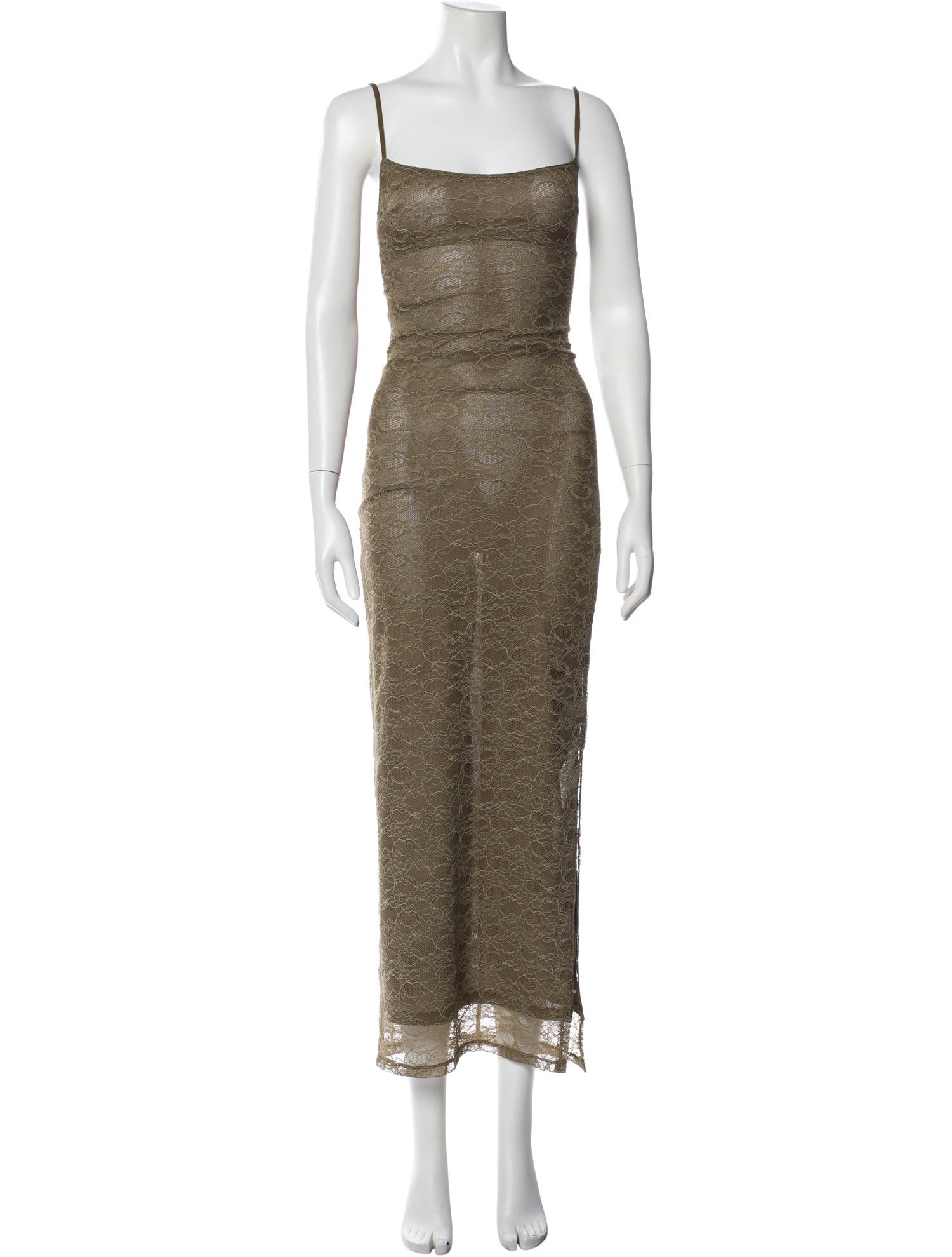 Miaou Square Neckline Long Dress