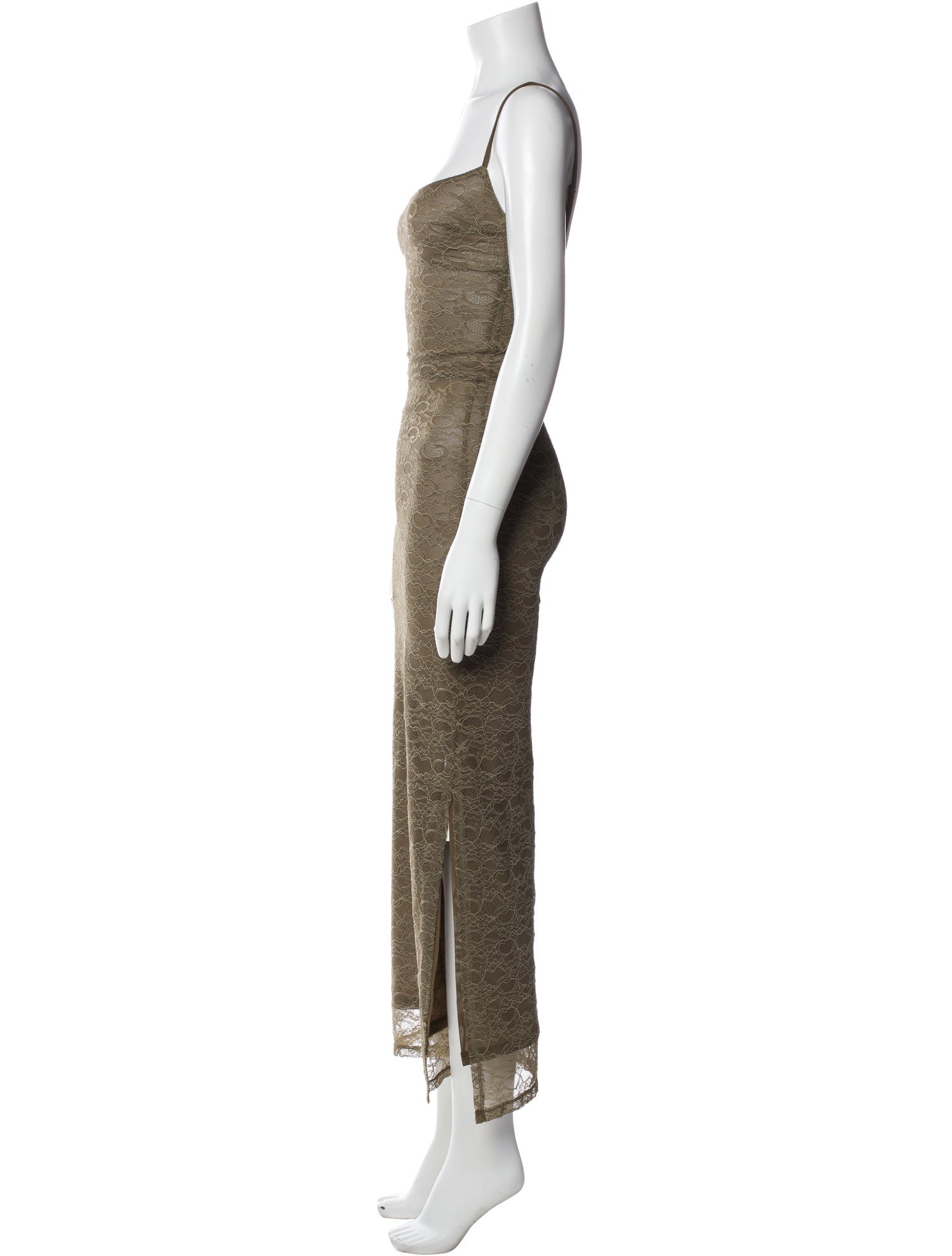 Miaou Square Neckline Long Dress