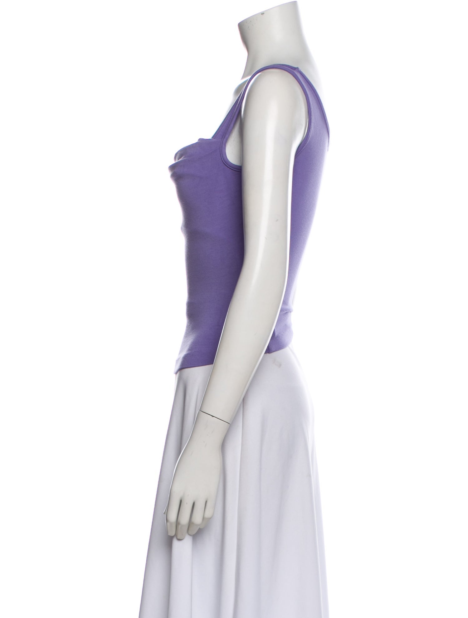 Miaou Nylon Cowl Neck Crop Top