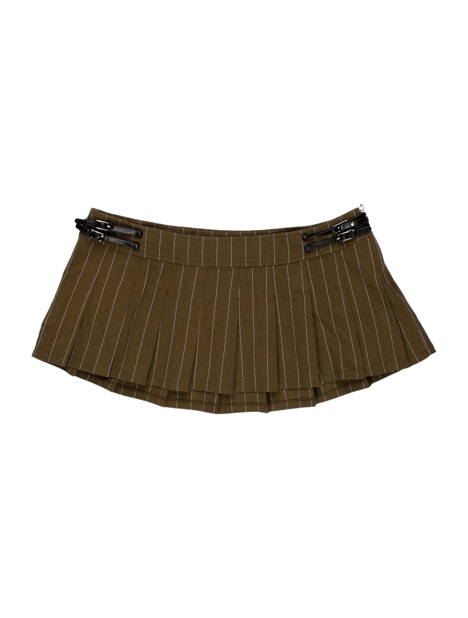 Miaou Striped Mini Skirt