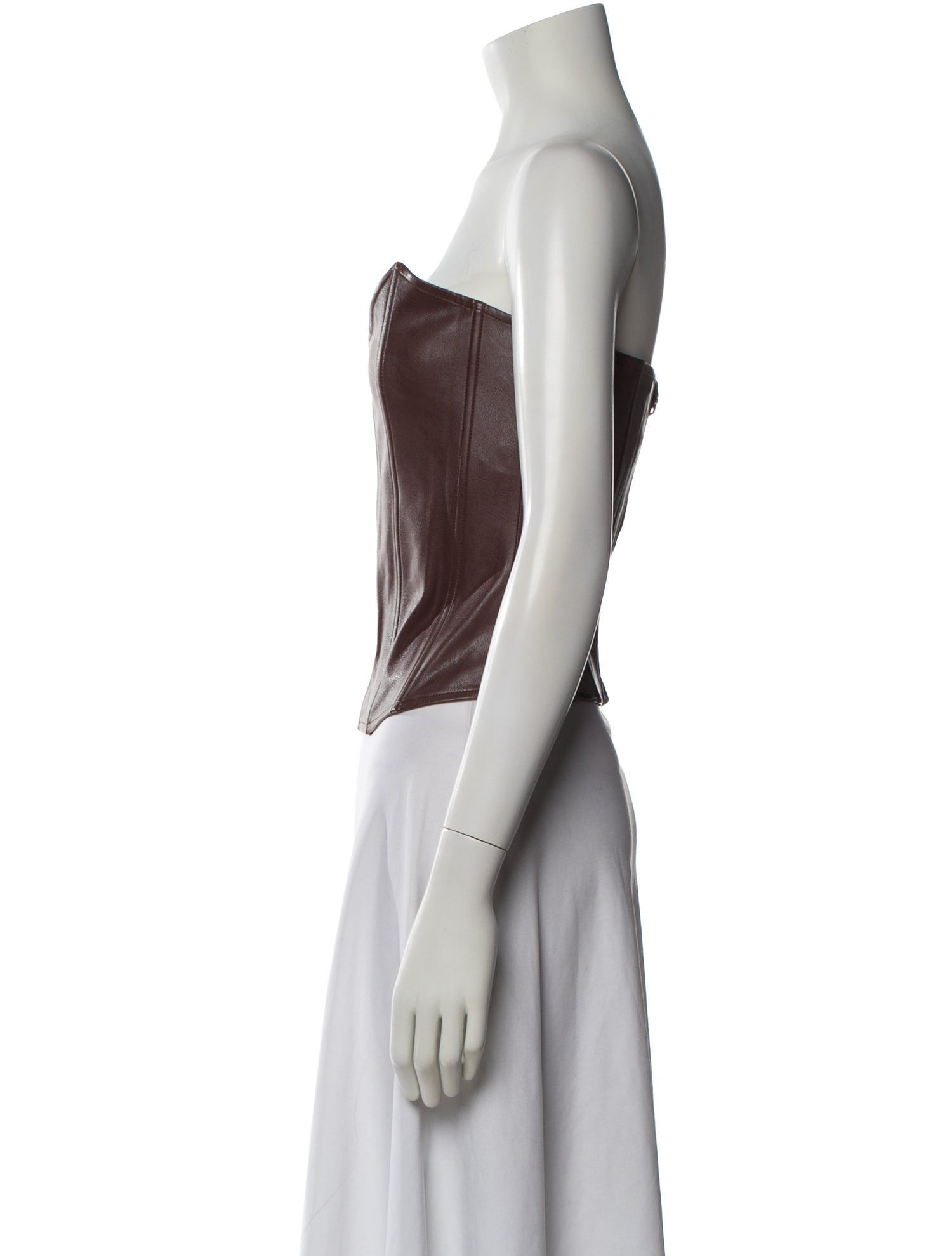 Miaou Strapless Crop Top