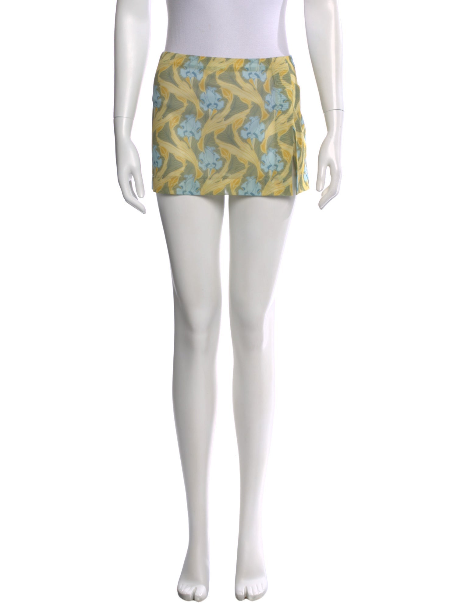 Miaou Printed Mini Skirt
