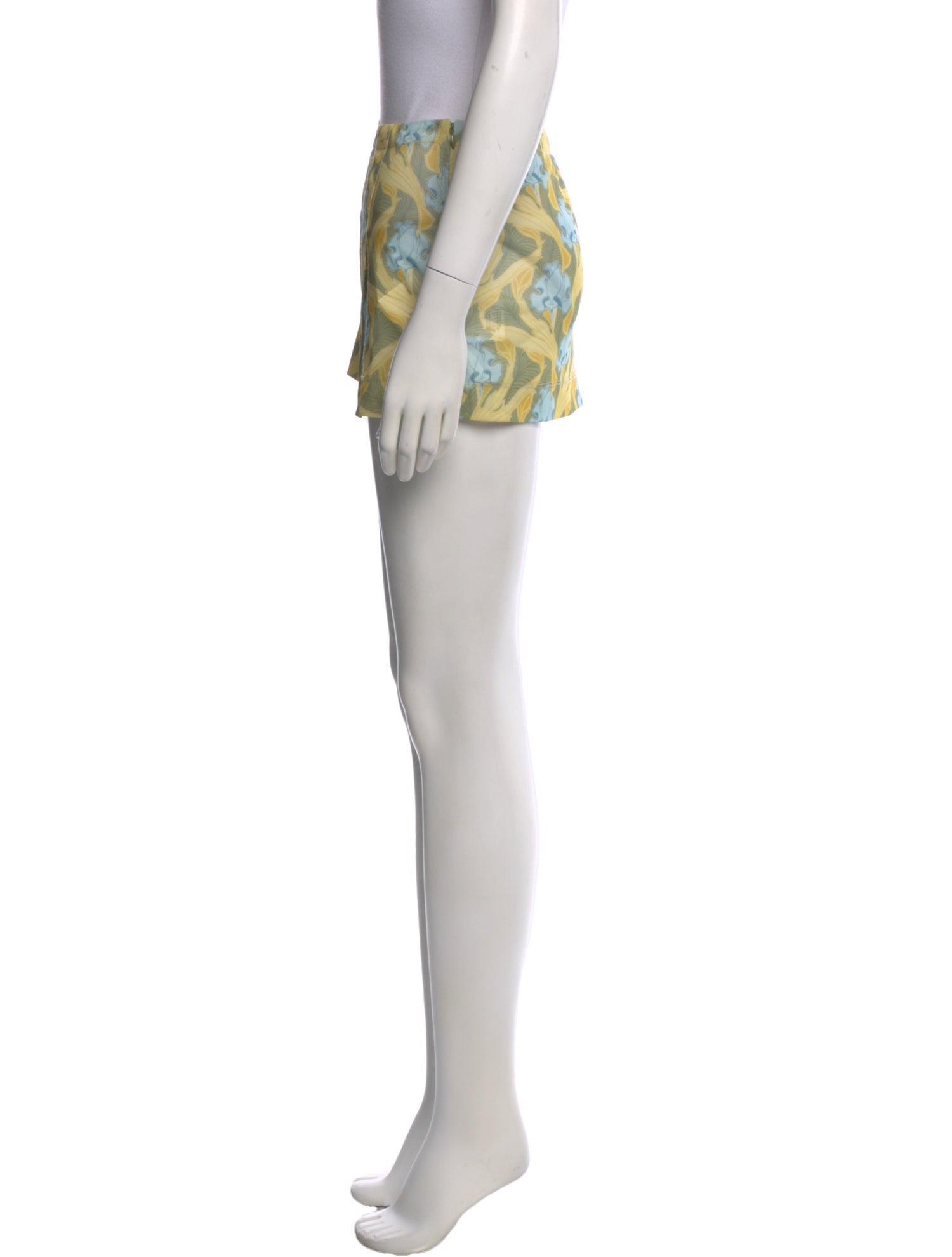 Miaou Printed Mini Skirt