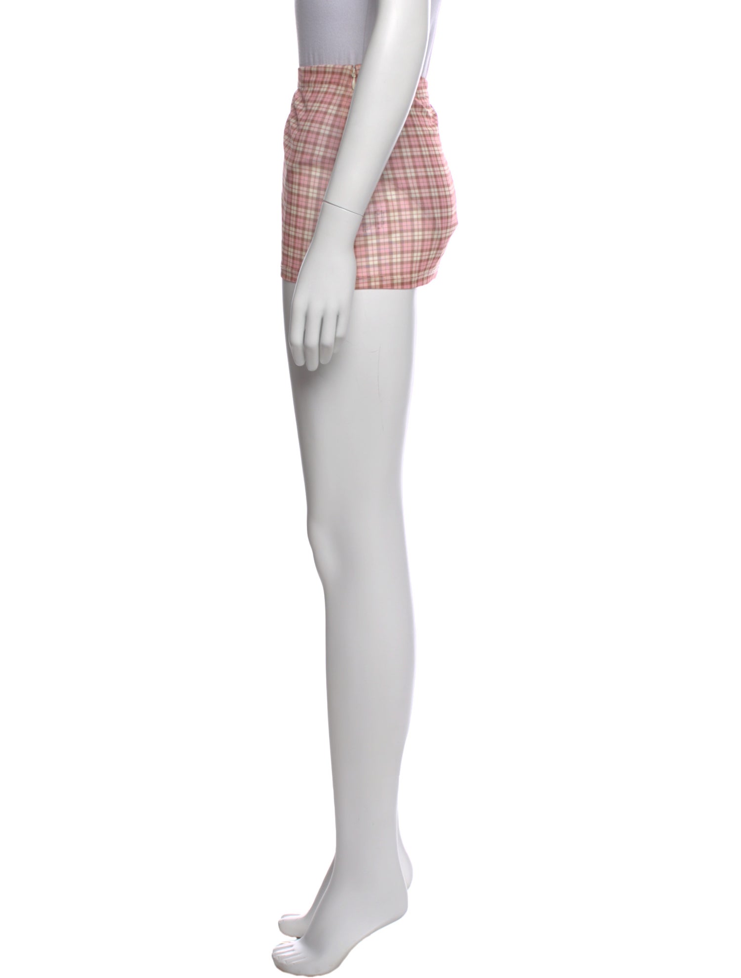 Miaou Plaid Print Mini Skirt