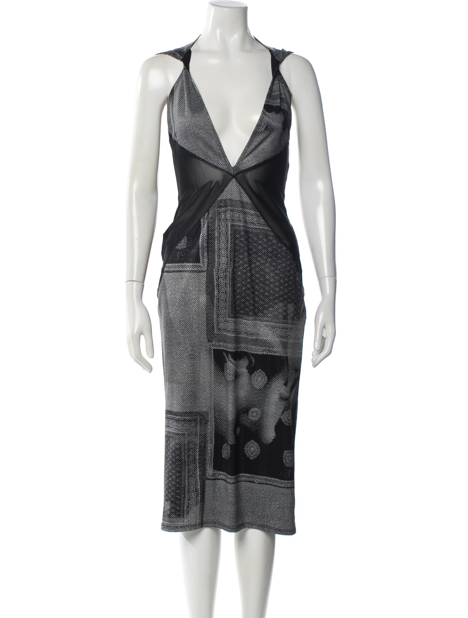 Miaou Printed Midi Length Dress