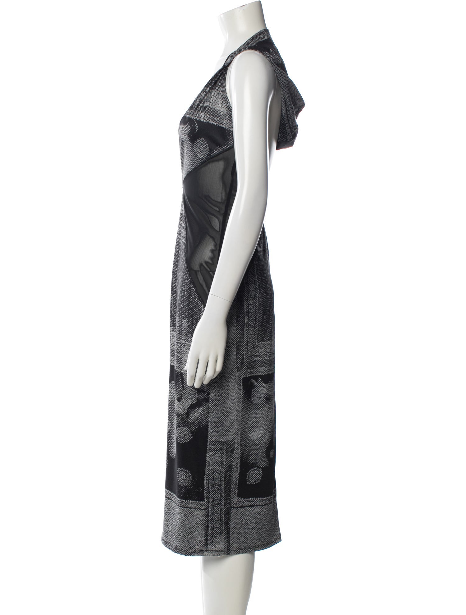 Miaou Printed Midi Length Dress