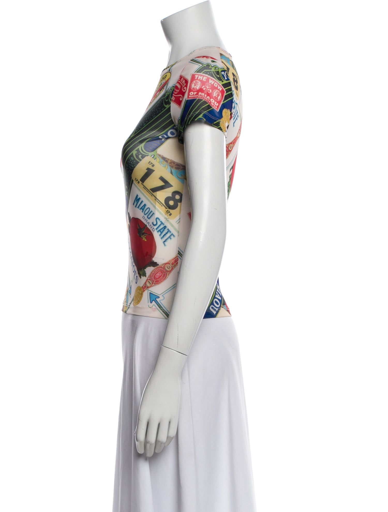 Miaou Graphic Print Crew Neck T-Shirt