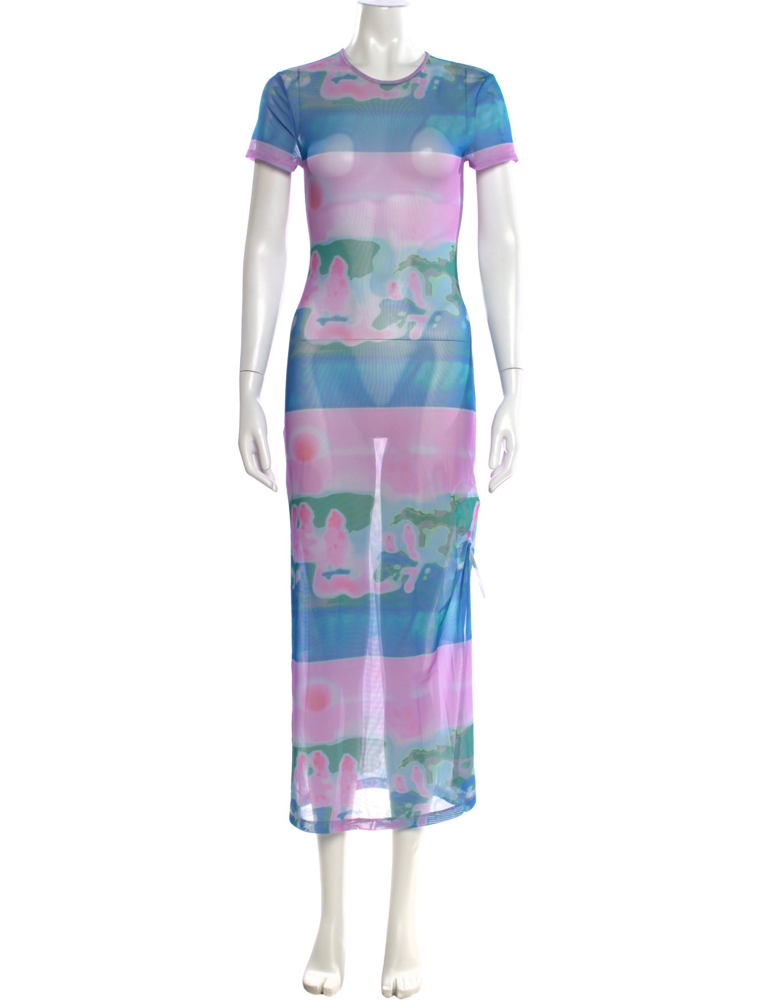 Miaou Printed Long Dress