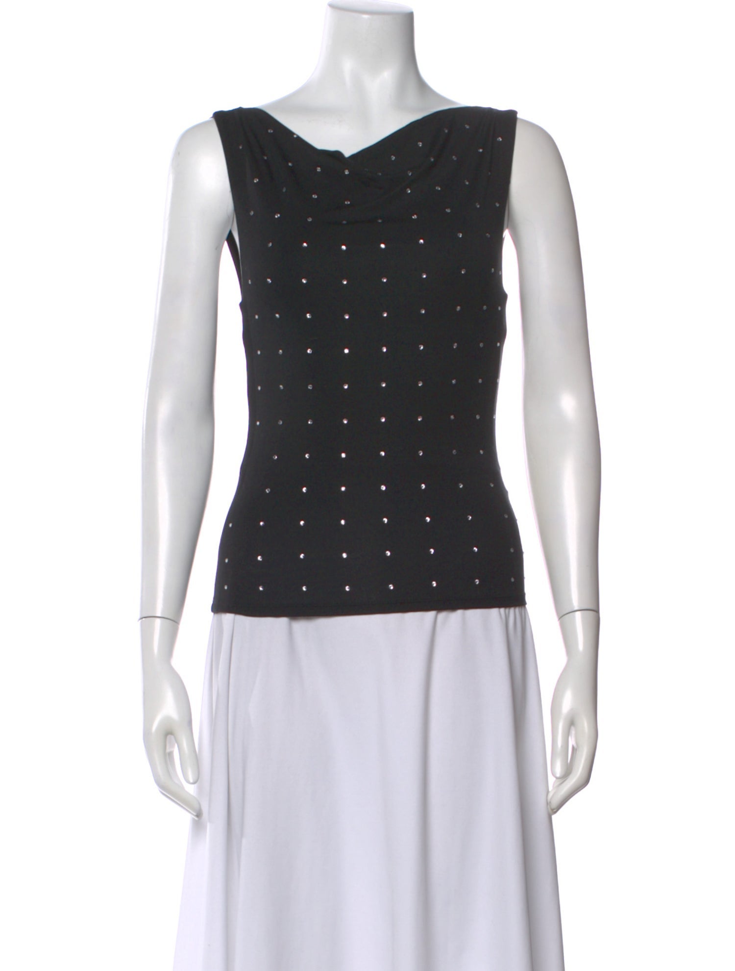 Miaou Printed Cowl Neck Top