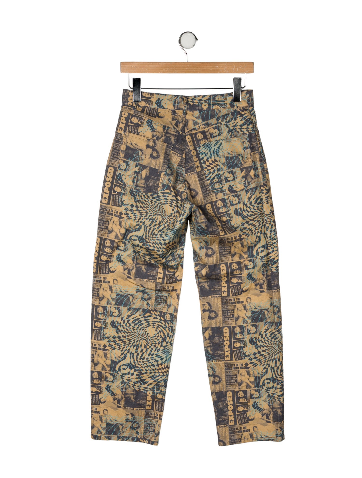Miaou High-Rise Straight Leg Jeans